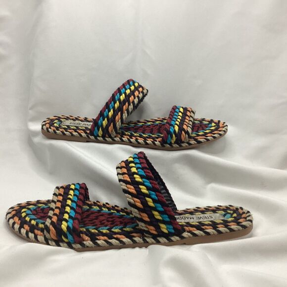 Steve Madden Ratio womans rope sandal size 10 worn once - Picture 6 of 6